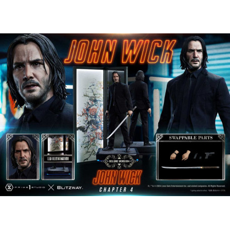 Prime 1 Studio - John Wick Chapter 4 Ultimate Premium Masterline Series 1/4 John Wick Deluxe Bonus Version