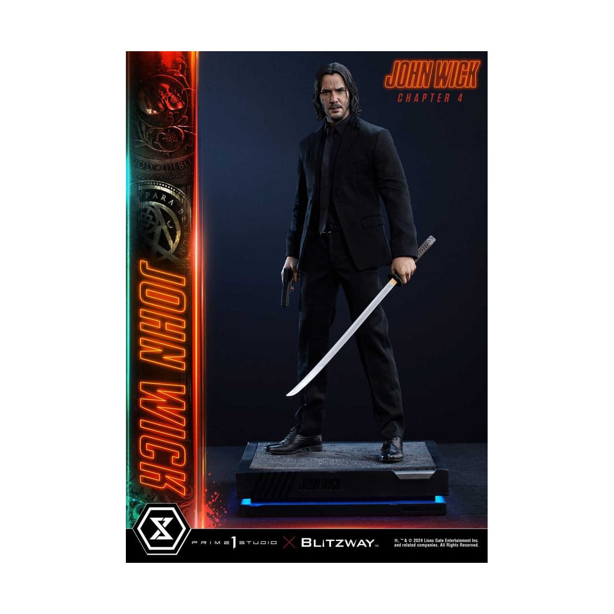 Prime 1 Studio - John Wick Chapter 4 Ultimate Premium Masterline Series 1/4 John Wick Deluxe Bonus Version