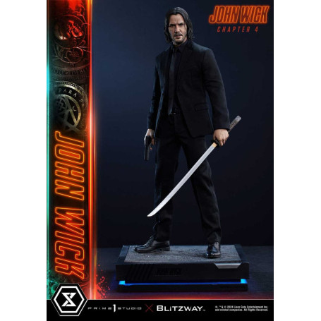 Prime 1 Studio - John Wick Chapter 4 Ultimate Premium Masterline Series 1/4 John Wick Deluxe Bonus Version