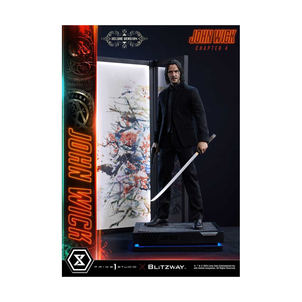 Prime 1 Studio - John Wick Chapter 4 Ultimate Premium Masterline Series 1/4 John Wick Deluxe Bonus Version