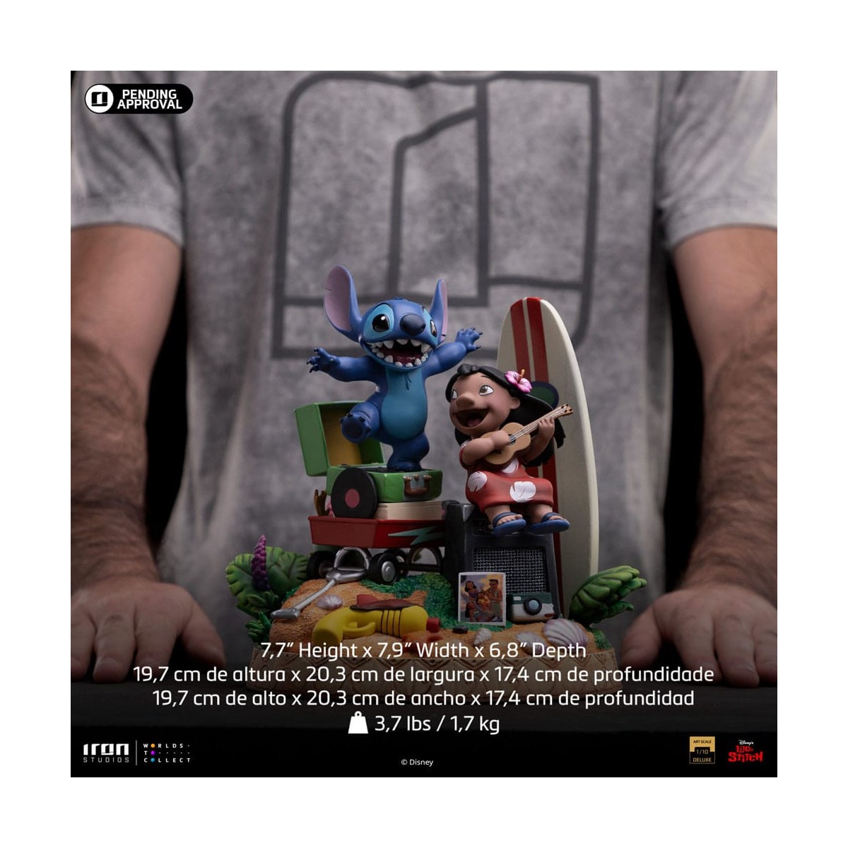 Iron Studios - Disney - Lilo & Stitch Deluxe Art Scale 1/10
