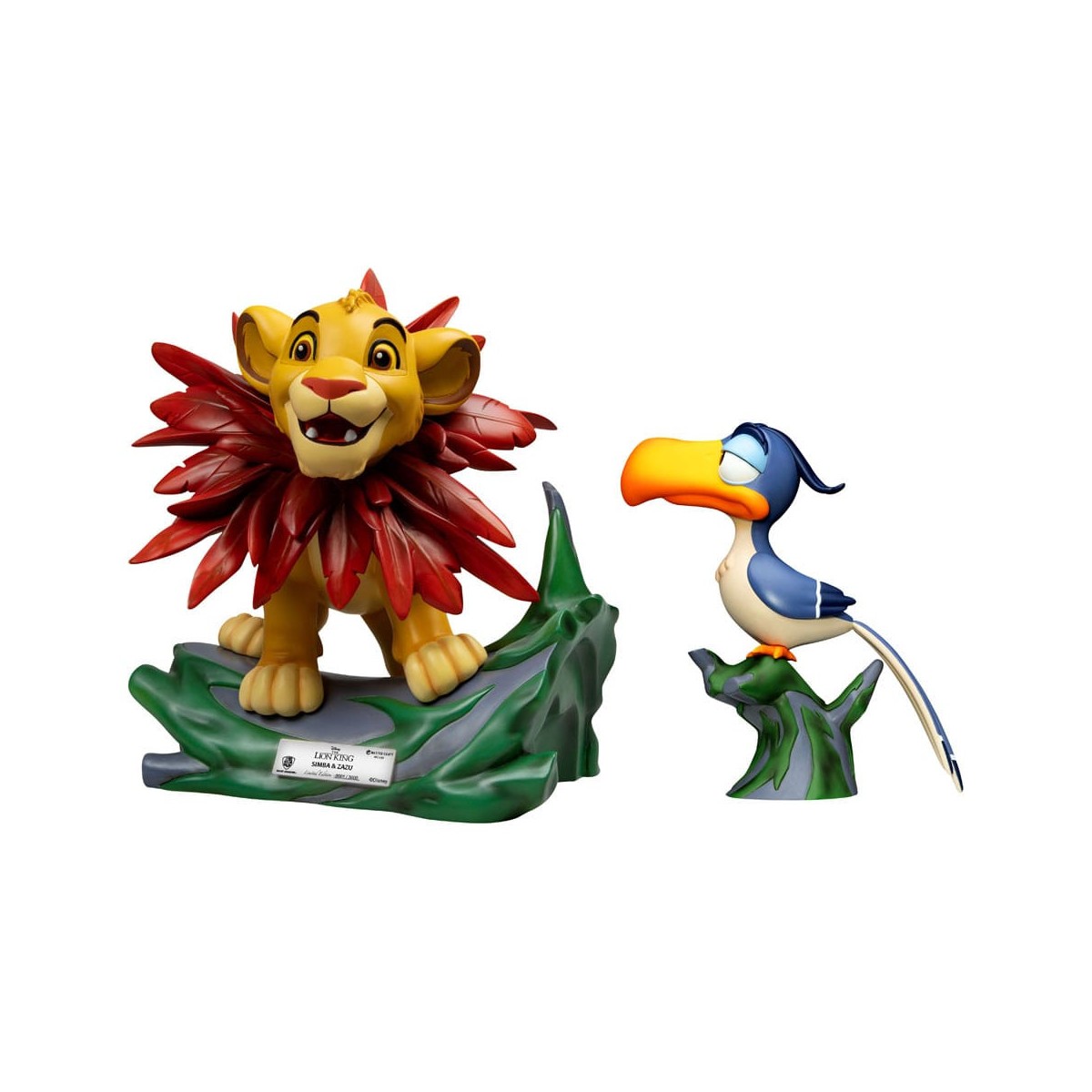 Disney - Beast Kingdom Master Craft Little Simba & Zazu - Der König der Löwen