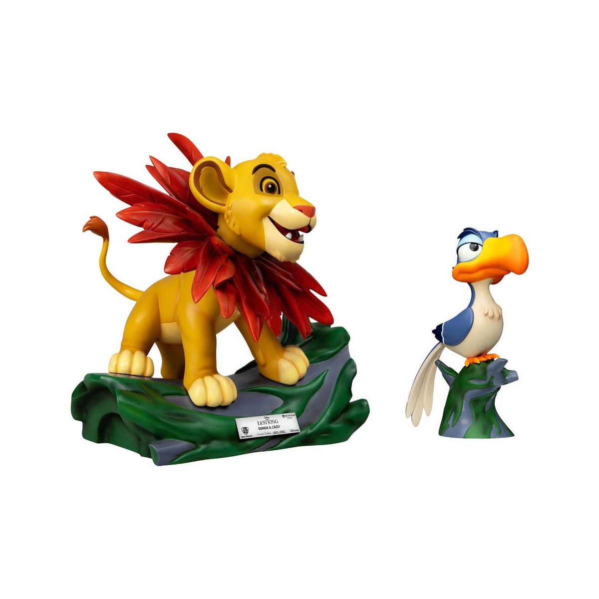 Disney - Beast Kingdom Master Craft Little Simba & Zazu - Der König der Löwen