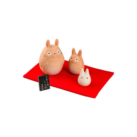 Maison Ghibli - Drei Totoro Statuetten Shigaraki - Mein Nachbar Totoro