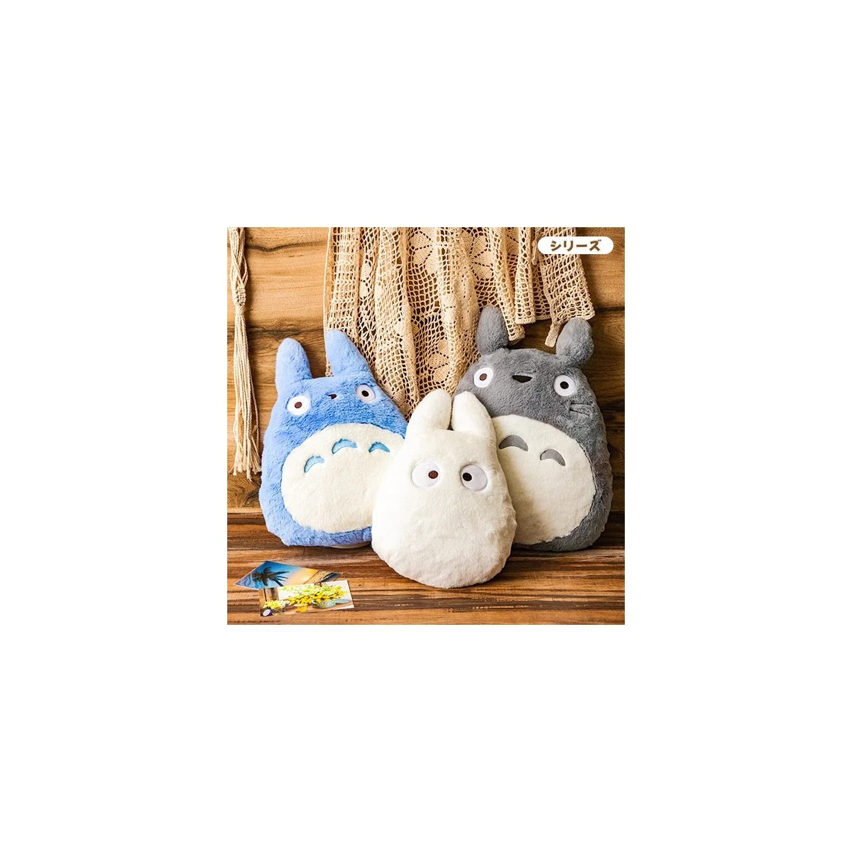 Maison Ghibli Kissen Nakayoshi Totoro Grau - Mein Nachbar Totoro