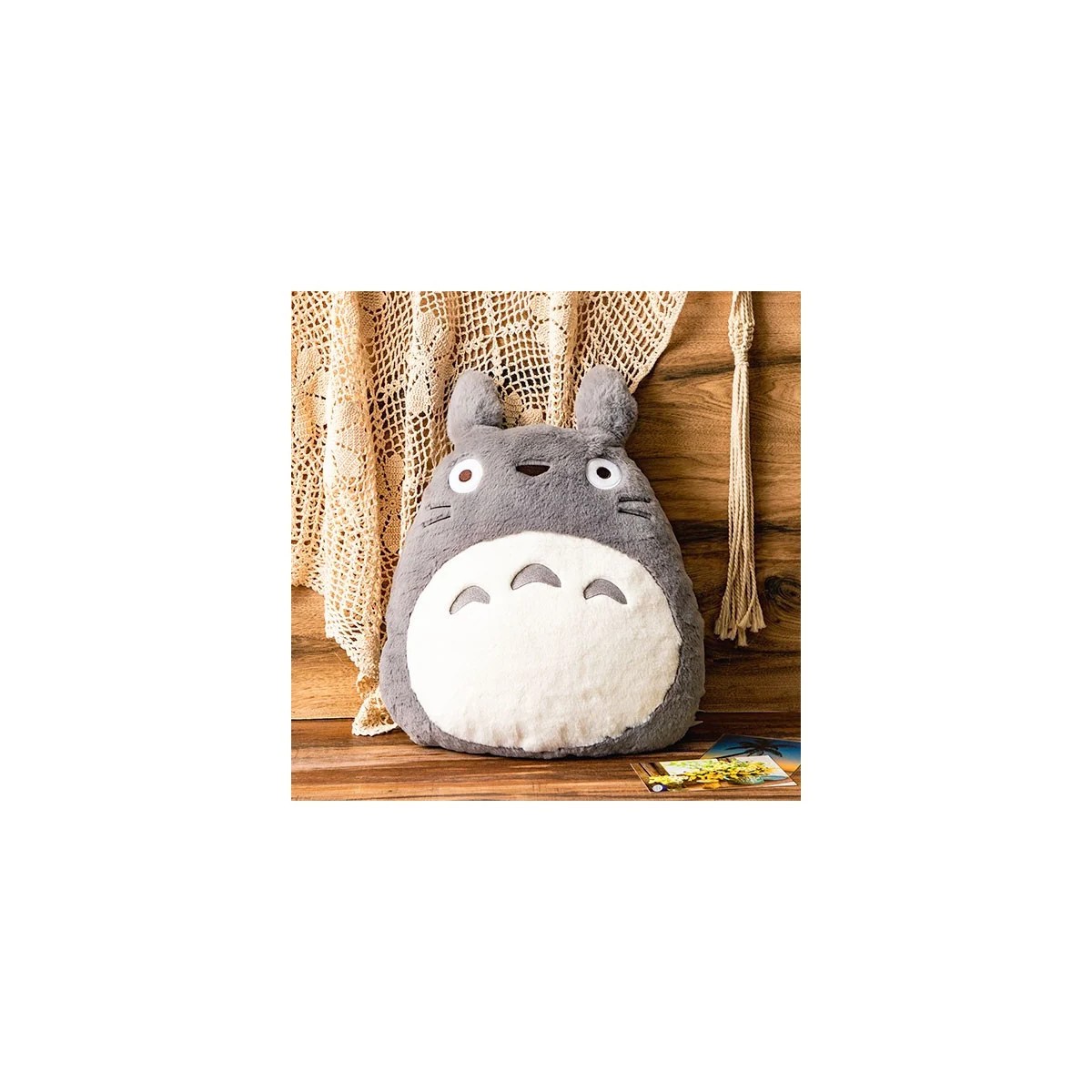 Maison Ghibli Kissen Nakayoshi Totoro Grau - Mein Nachbar Totoro