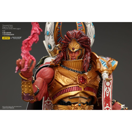 JoyToy Space Marines - Thousand sons Magnus the Red Primarch of the XVth Legion - 1/18 - Warhammer The Horus Heresy