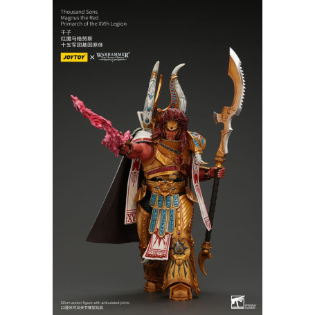 JoyToy Space Marines - Thousand sons Magnus the Red Primarch of the XVth Legion - 1/18 - Warhammer The Horus Heresy