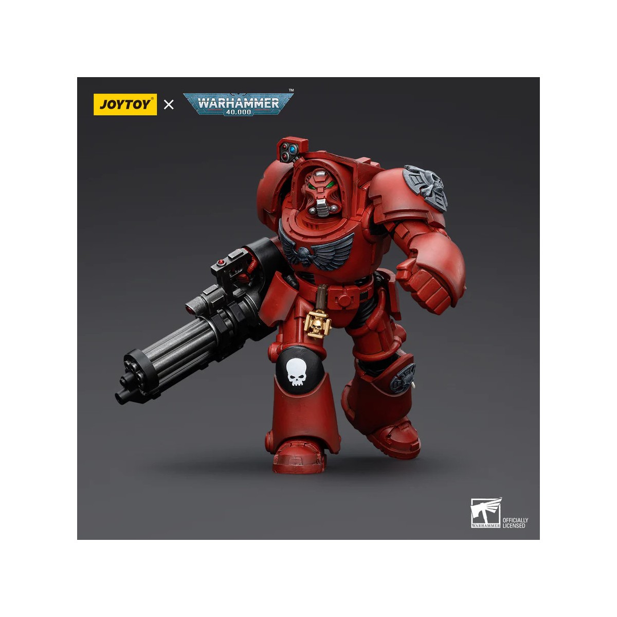 JoyToy Space Marines - Blood Angels Terminator Squad - Terminator with Assault Canon 1/18 - Warhammer 40K