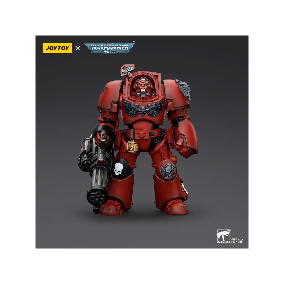 JoyToy Space Marines - Blood Angels Terminator Squad - Terminator with Assault Canon 1/18 - Warhammer 40K