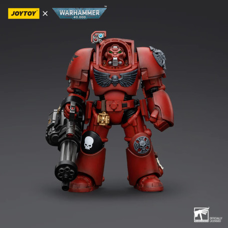 JoyToy Space Marines - Blood Angels Terminator Squad - Terminator with Assault Canon 1/18 - Warhammer 40K