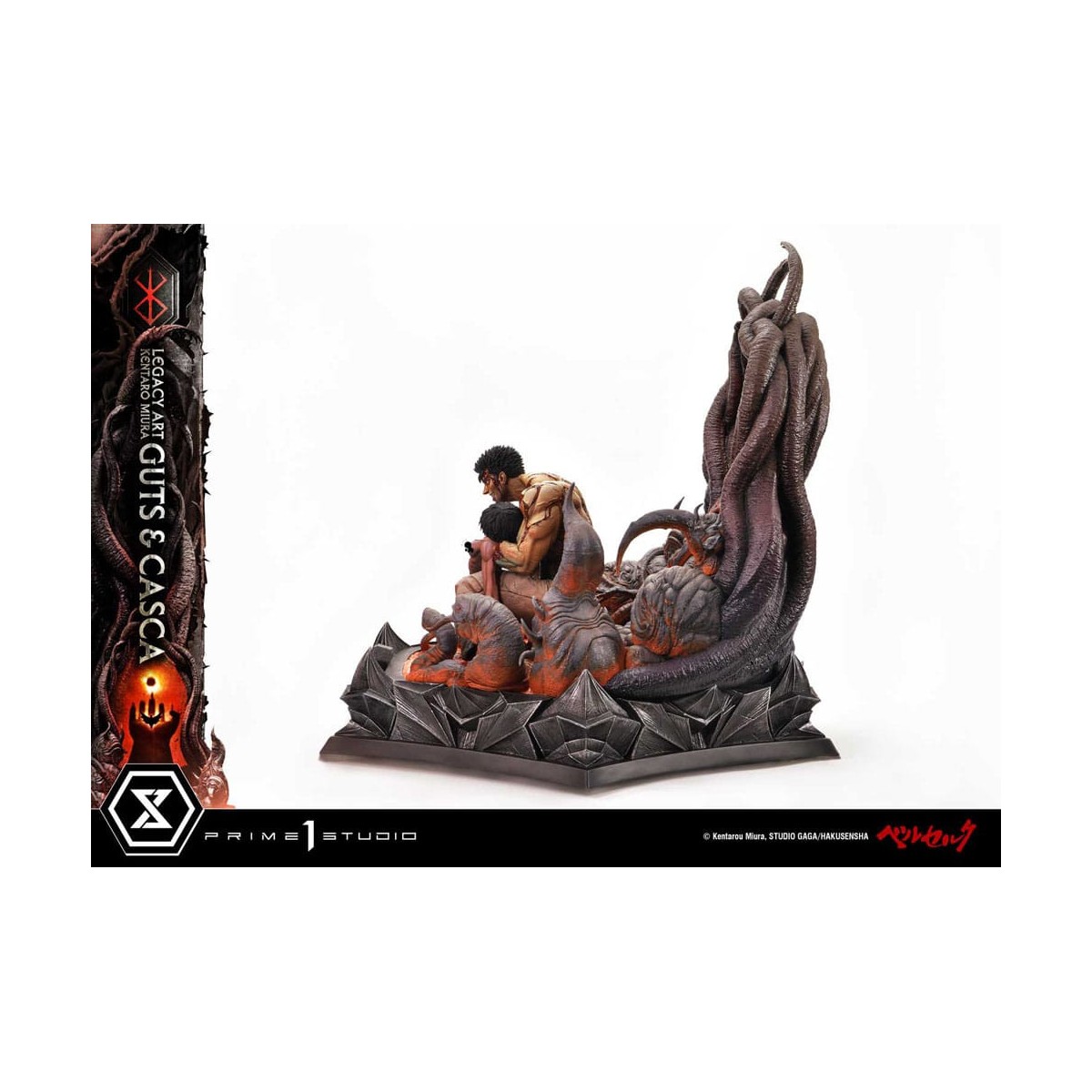 Prime 1 Studio Berserk - Kentaro Miura Legacy Art Berserker GUTS & CASCA 1/6 Scale Statue