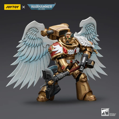 JoyToy Space Marines - Blood Angels Sanguinary Guard - Sanguinary Guard with Axe 1/18 - Warhammer 40K