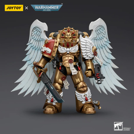 JoyToy Space Marines - Blood Angels Sanguinary Guard - Blood Angels Sanguinary Guard with Power Sword 1/18