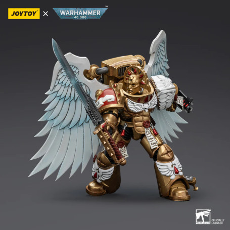 JoyToy Space Marines - Blood Angels Sanguinary Guard - Blood Angels Sanguinary Guard with Power Sword 1/18