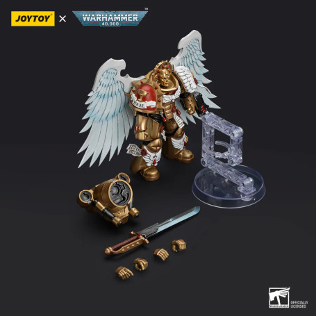 JoyToy Space Marines - Blood Angels Sanguinary Guard - Blood Angels Sanguinary Guard with Power Sword 1/18