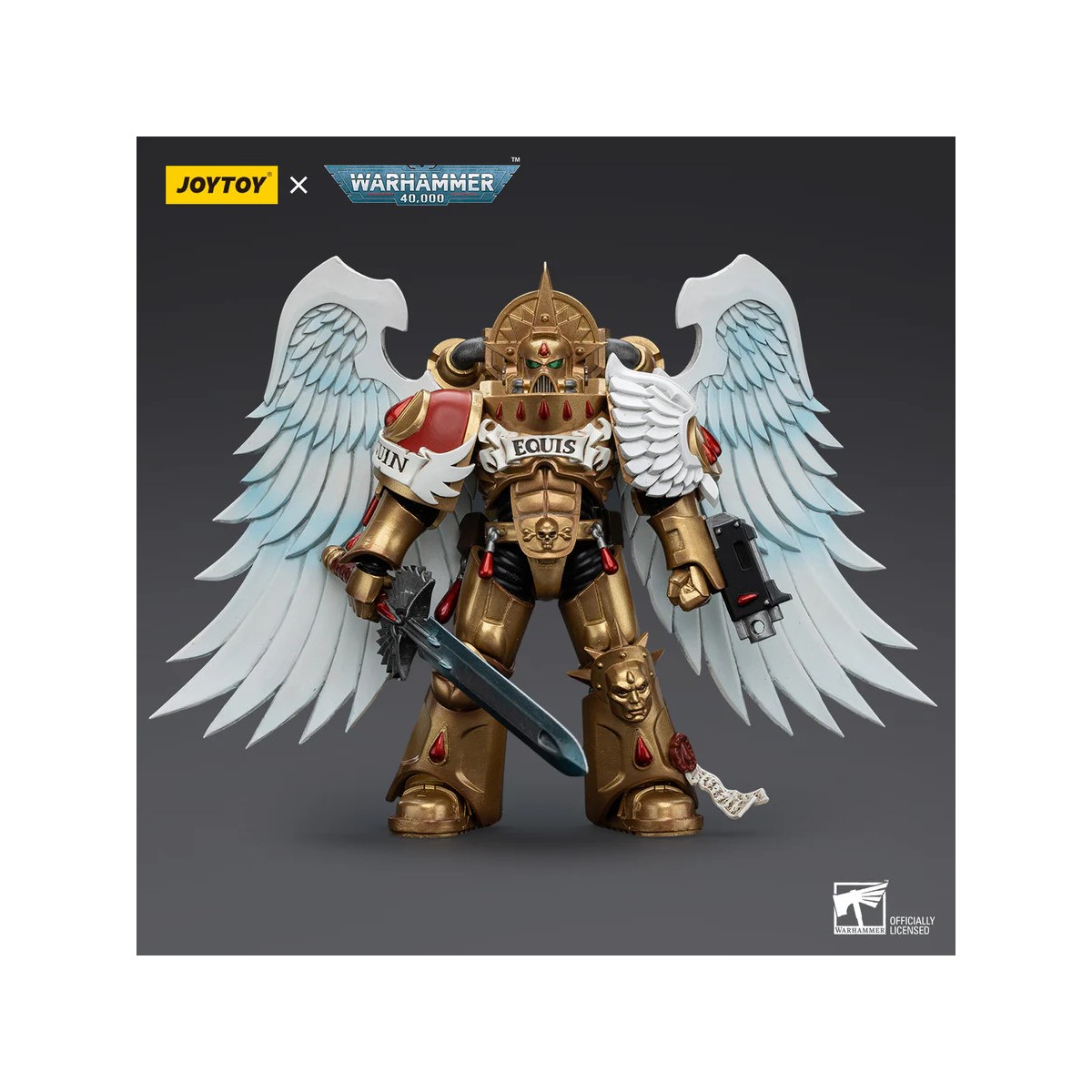 JoyToy Space Marines - Blood Angels Sanguinary Guard - Blood Angels Sanguinary Guard with Power Sword 1/18