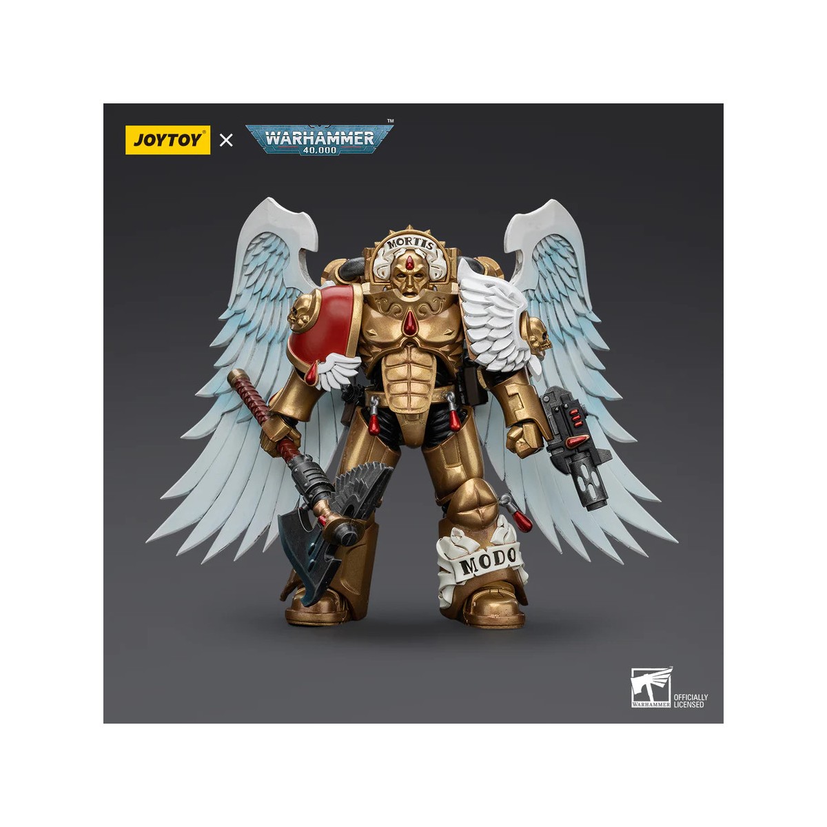 JoyToy Space Marines - Blood Angels Sanguinary Guard - Sanguinary Guard with Axe 2 1/18 - Warhammer 40K