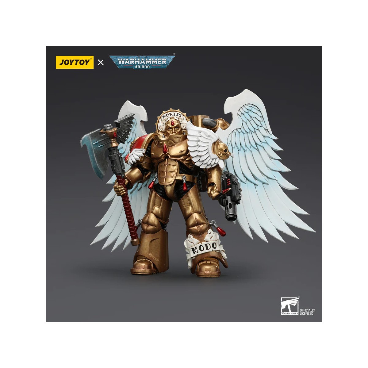 JoyToy Space Marines - Blood Angels Sanguinary Guard - Sanguinary Guard with Axe 2 1/18 - Warhammer 40K