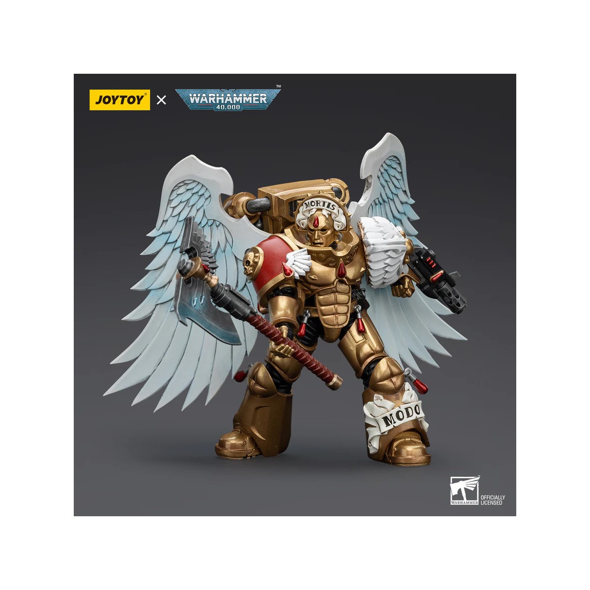 JoyToy Space Marines - Blood Angels Sanguinary Guard - Sanguinary Guard with Axe 2 1/18 - Warhammer 40K