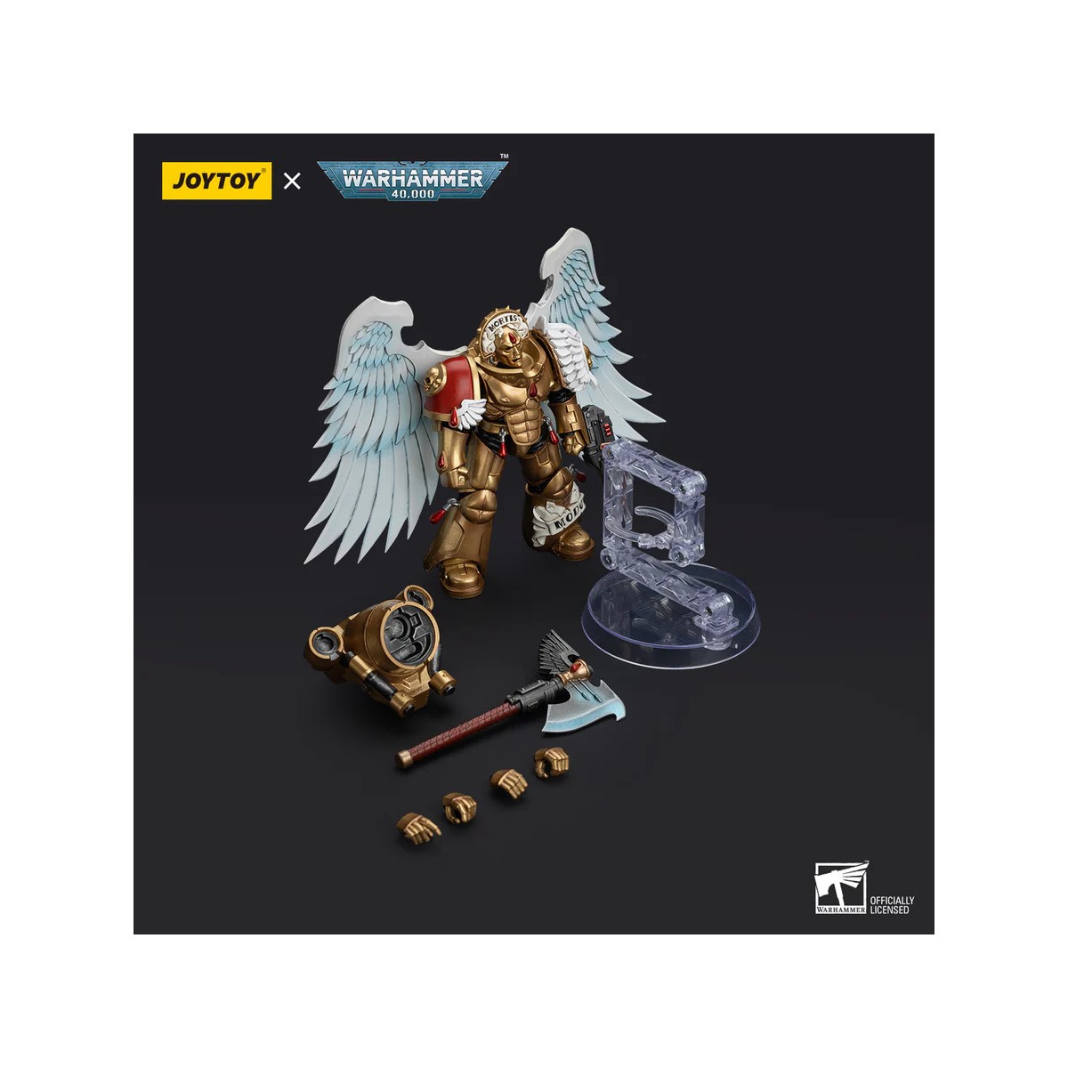 JoyToy Space Marines - Blood Angels Sanguinary Guard - Sanguinary Guard with Axe 2 1/18 - Warhammer 40K