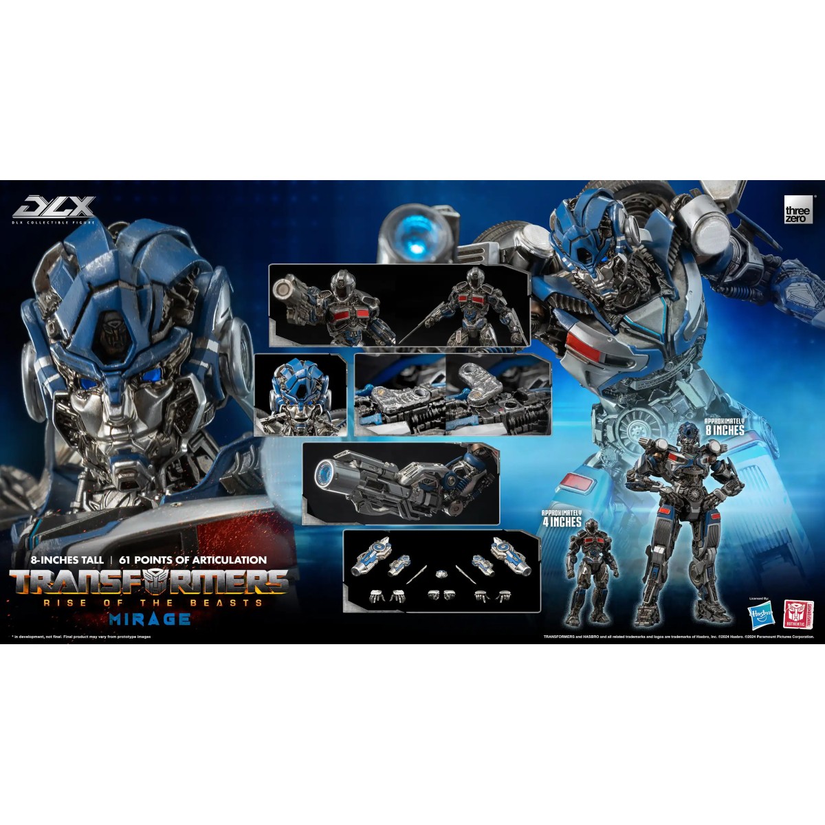 Three0 Transformers - DLX MIRAGE - Transformers: Rise of the Beasts