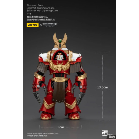 JoyToy Space Marines - Tausend Töne Sekhmet Terminator Cabal - Sekhmet With Lightning Claws - The Horus Heresy