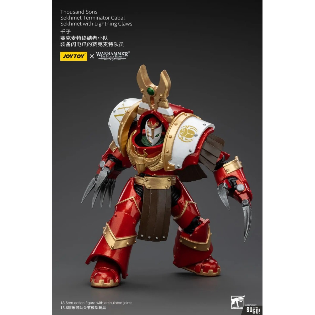 JoyToy Space Marines - Tausend Töne Sekhmet Terminator Cabal - Sekhmet With Lightning Claws - The Horus Heresy
