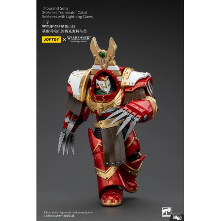 JoyToy Space Marines - Tausend Töne Sekhmet Terminator Cabal - Sekhmet With Lightning Claws - The Horus Heresy