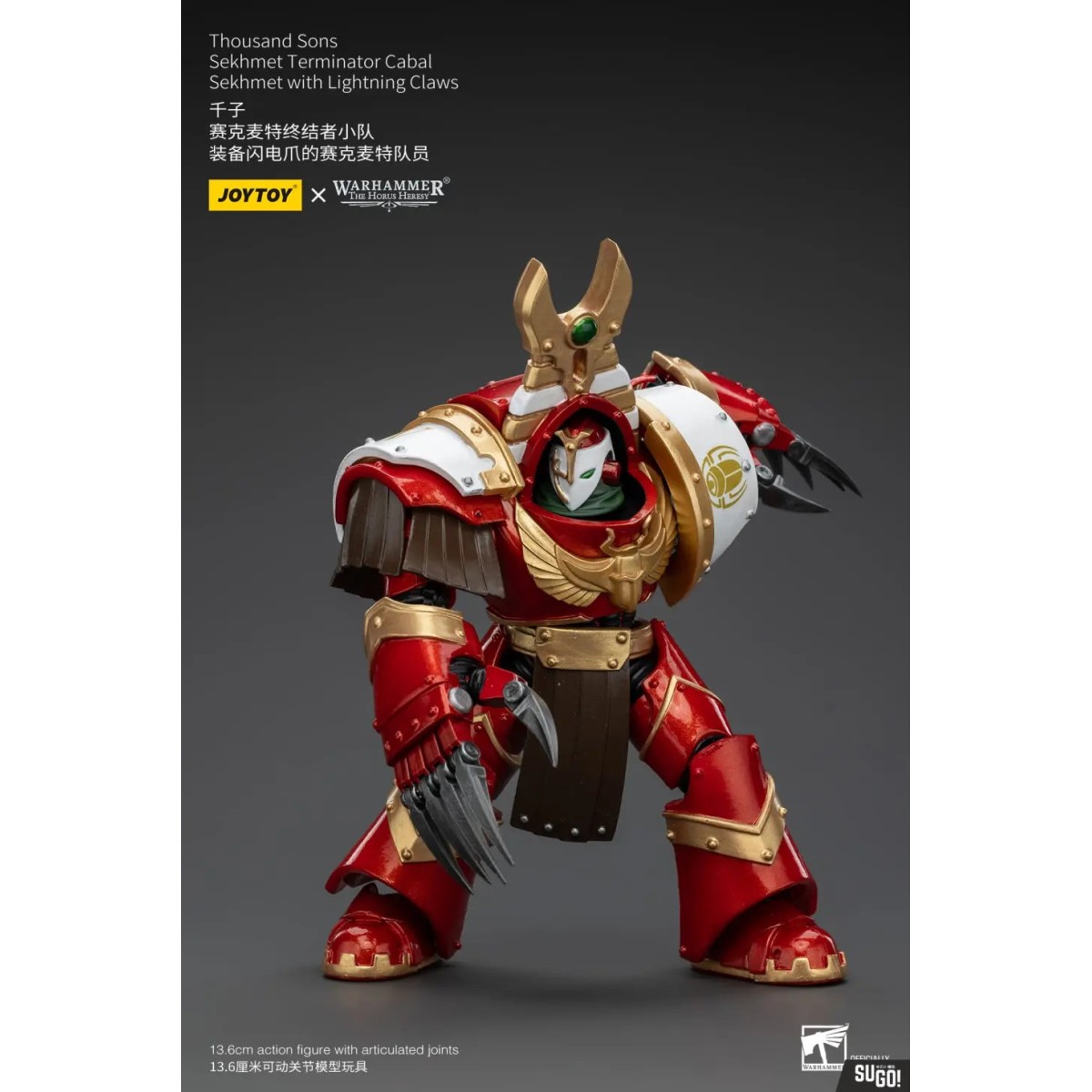 JoyToy Space Marines - Tausend Töne Sekhmet Terminator Cabal - Sekhmet With Lightning Claws - The Horus Heresy