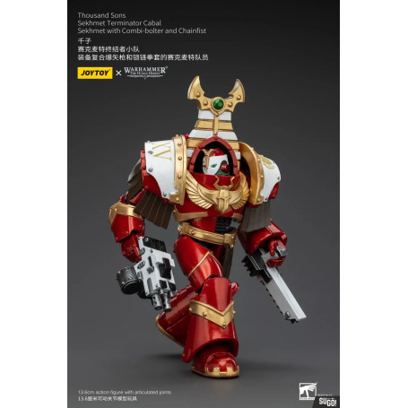 JoyToy Space Marines - Tausend Töne Sekhmet Terminator Cabal - Sekhmet With Combi-Bolter And Chainfist - The Horus Heresy