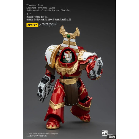 JoyToy Space Marines - Tausend Töne Sekhmet Terminator Cabal - Sekhmet With Combi-Bolter And Chainfist - The Horus Heresy