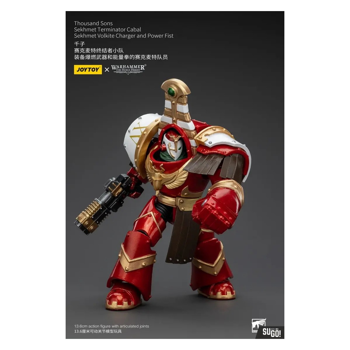 JoyToy Space Marines - Tausend Töne Sekhmet Terminator Cabal - Sekhmet With Volkite Charger and Power Fist