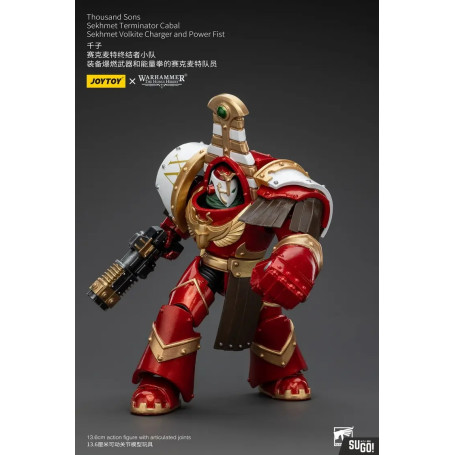JoyToy Space Marines - Tausend Töne Sekhmet Terminator Cabal - Sekhmet With Volkite Charger and Power Fist