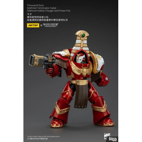 JoyToy Space Marines - Tausend Töne Sekhmet Terminator Cabal - Sekhmet With Volkite Charger and Power Fist
