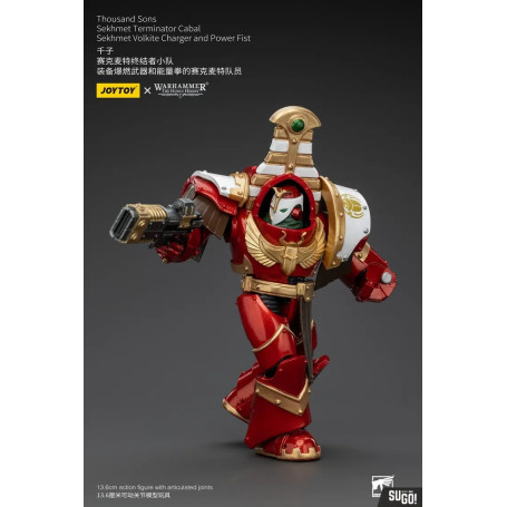 JoyToy Space Marines - Tausend Töne Sekhmet Terminator Cabal - Sekhmet With Volkite Charger and Power Fist