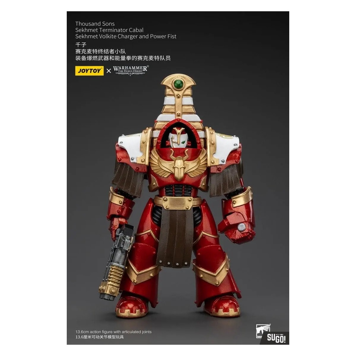 JoyToy Space Marines - Tausend Töne Sekhmet Terminator Cabal - Sekhmet With Volkite Charger and Power Fist