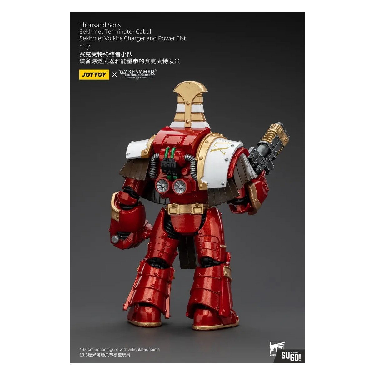 JoyToy Space Marines - Tausend Töne Sekhmet Terminator Cabal - Sekhmet With Volkite Charger and Power Fist