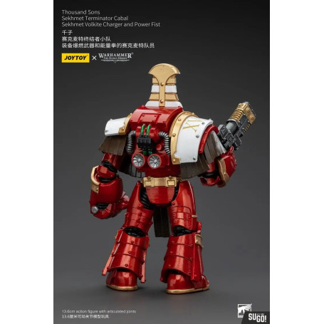 JoyToy Space Marines - Tausend Töne Sekhmet Terminator Cabal - Sekhmet With Volkite Charger and Power Fist