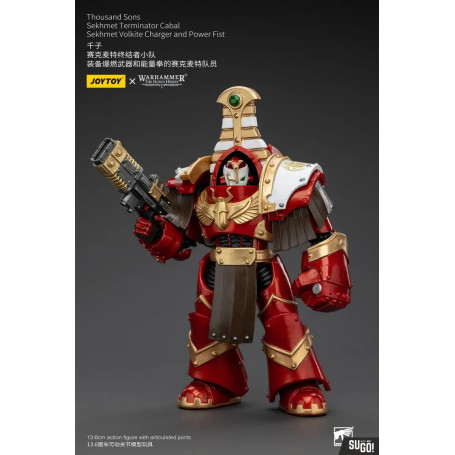 JoyToy Space Marines - Tausend Töne Sekhmet Terminator Cabal - Sekhmet With Volkite Charger and Power Fist