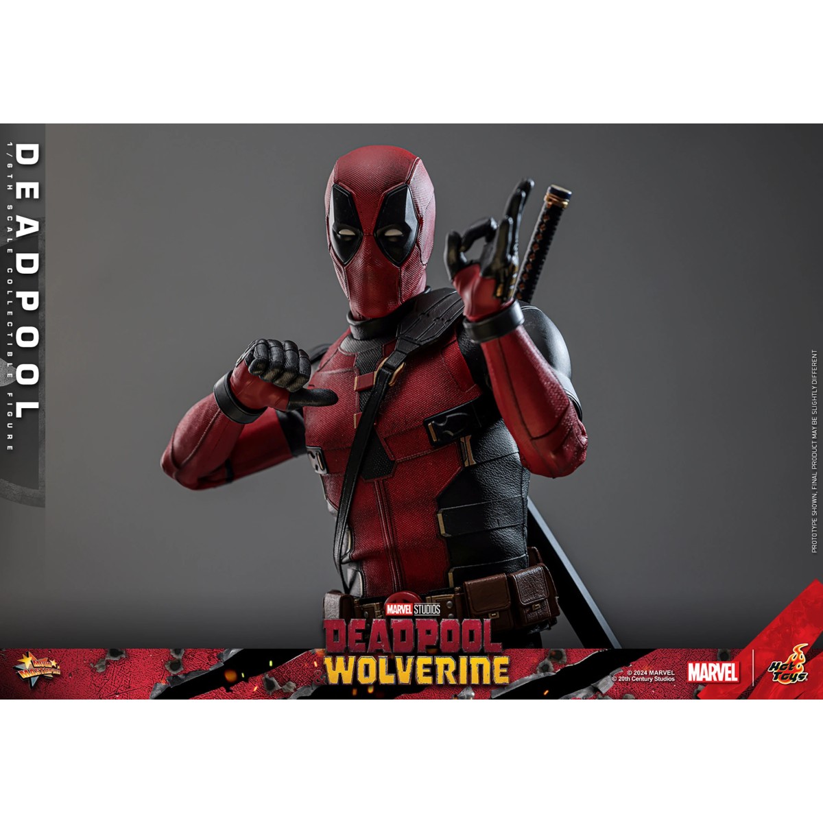 Hot Toys Marvel Deadpool & Wolverine - Deadpool Sammleredition MMS 1/6 