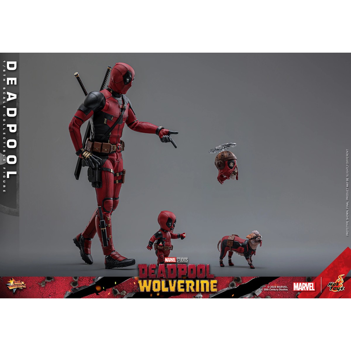 Hot Toys Marvel Deadpool & Wolverine - Deadpool Sammleredition MMS 1/6 