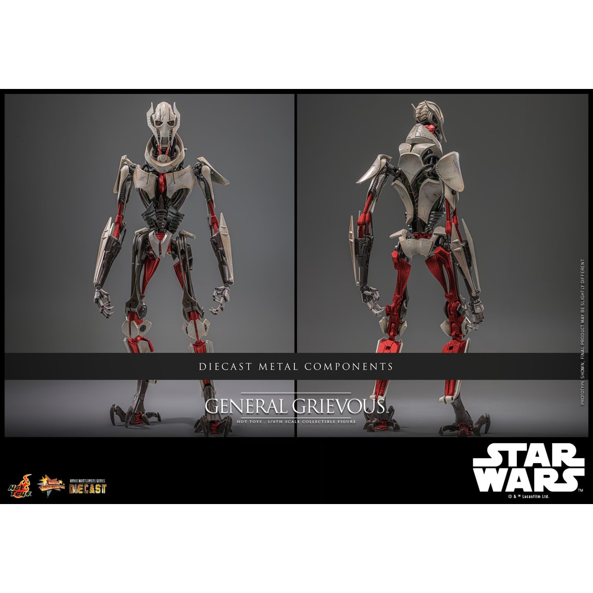 Hot Toys Star Wars - General Grievous Sammleredition die cast 1/6