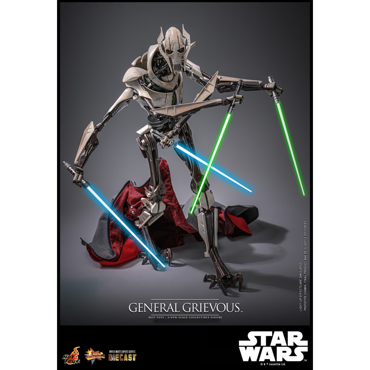 Hot Toys Star Wars - General Grievous Sammleredition die cast 1/6