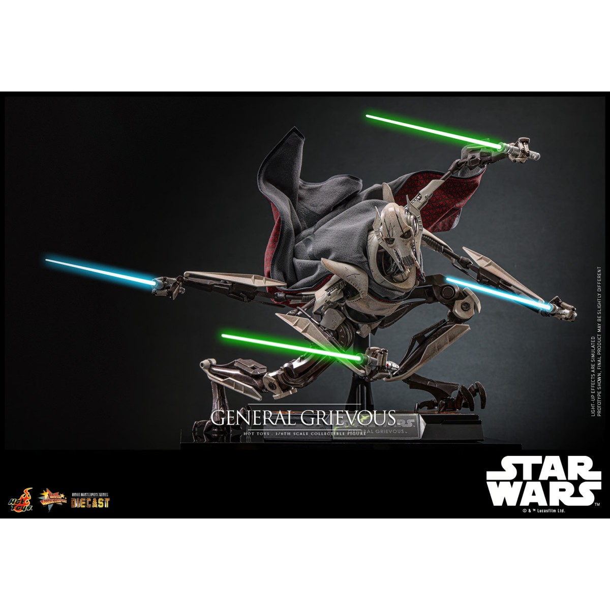 Hot Toys Star Wars - General Grievous Sammleredition die cast 1/6
