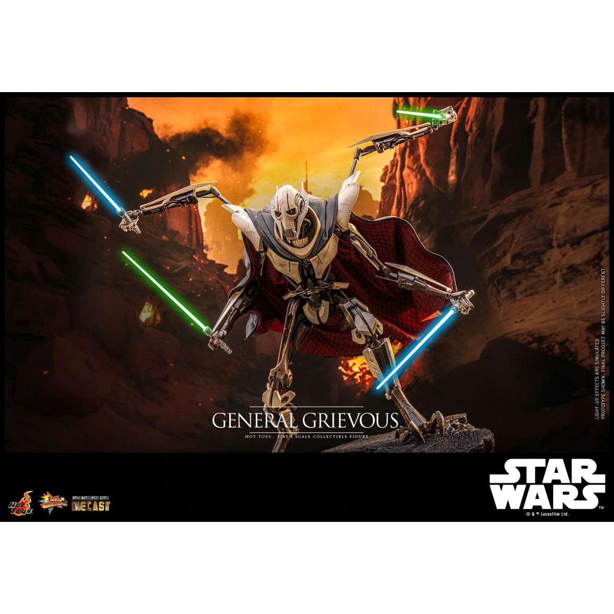 Hot Toys Star Wars - General Grievous Sammleredition die cast 1/6