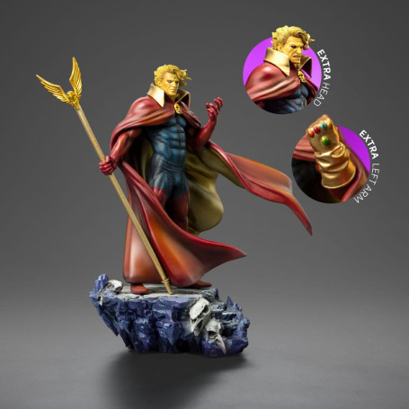 Iron Studios Marvel - Adam Warlock 1/10 BDS Art Scale - Infinity Gauntlet Diorama