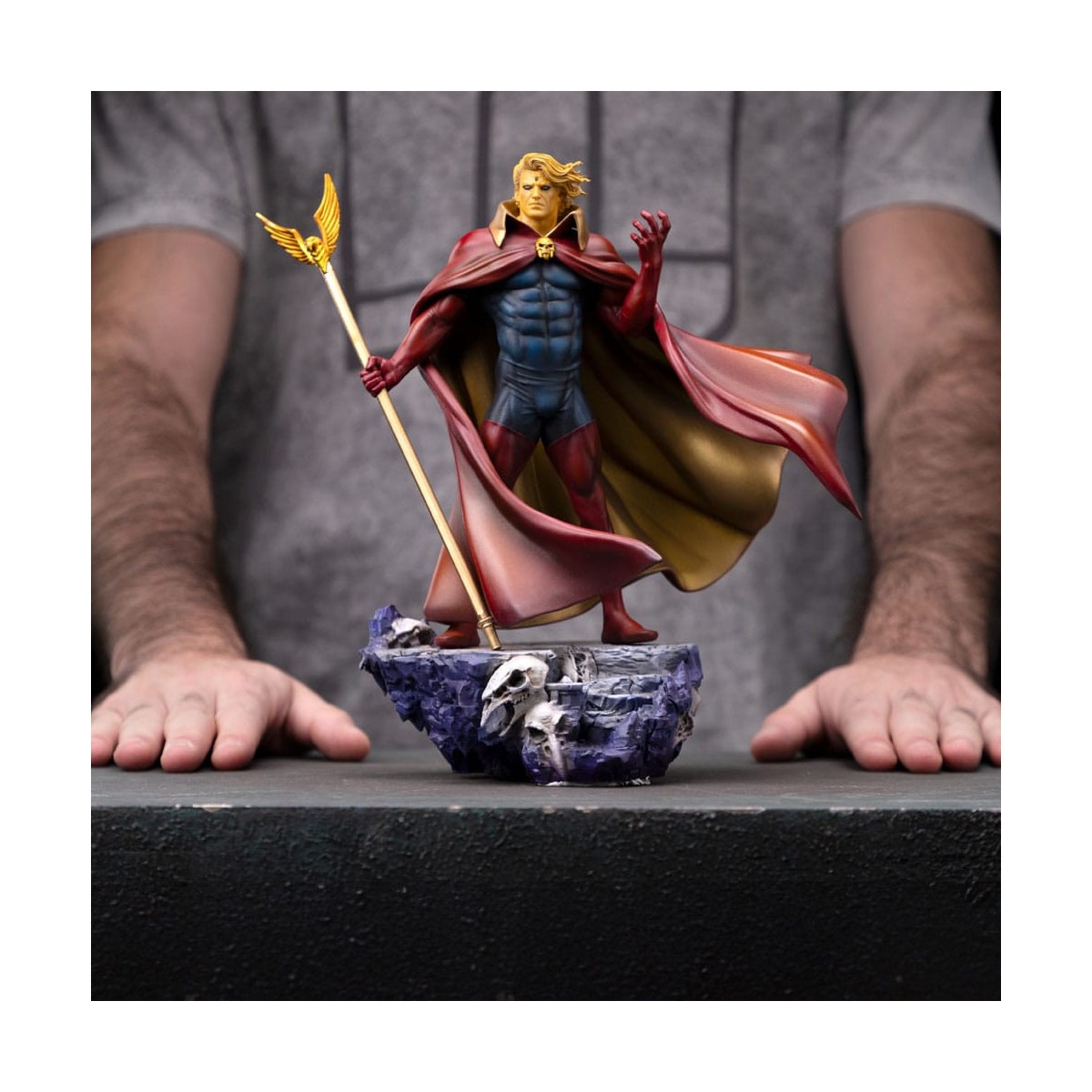 Iron Studios Marvel - Adam Warlock 1/10 BDS Art Scale - Infinity Gauntlet Diorama