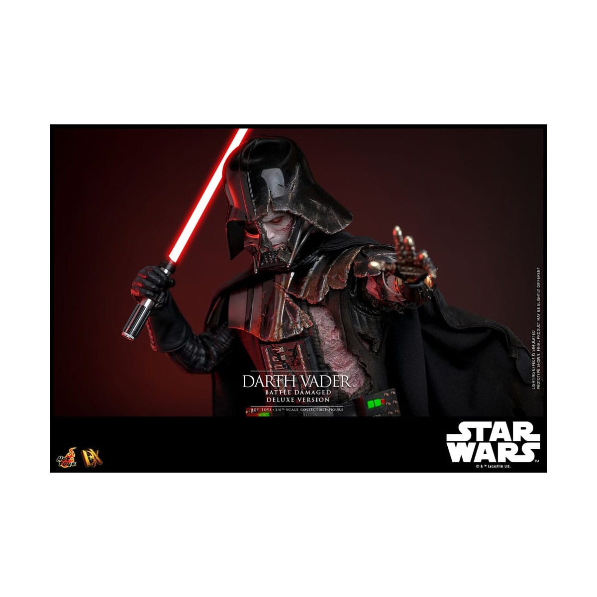 Hot toys Star Wars: Darth Vader Battle Damaged Deluxe Version MMS 1/6