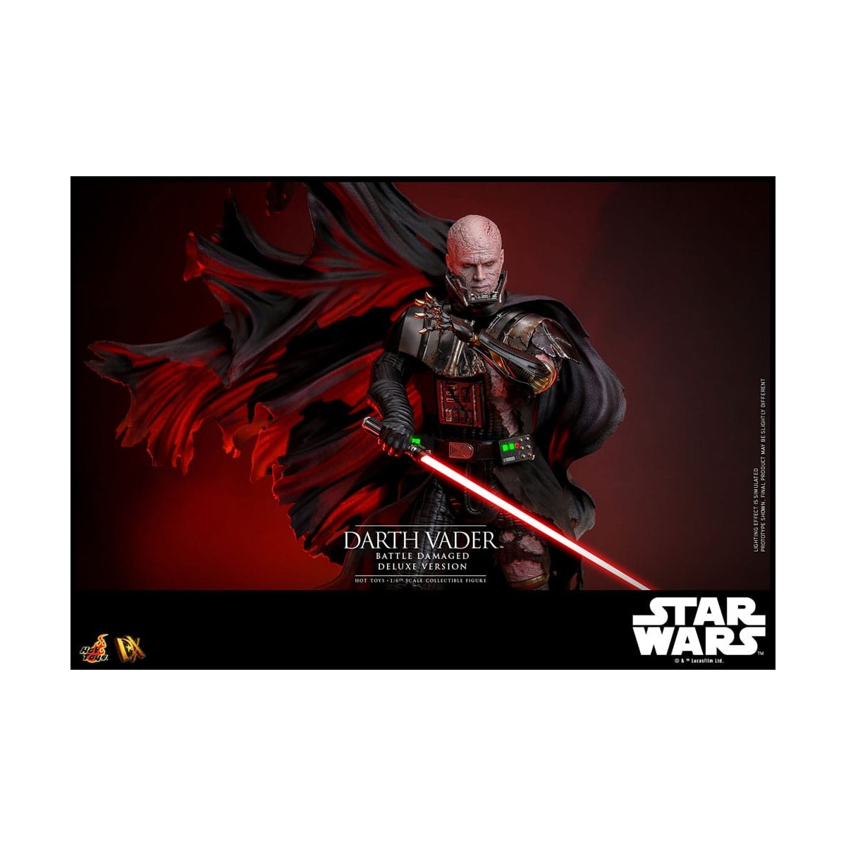 Hot toys Star Wars: Darth Vader Battle Damaged Deluxe Version MMS 1/6